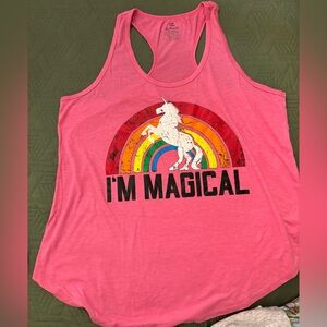 SoRock Bright Pink Racerback Tank